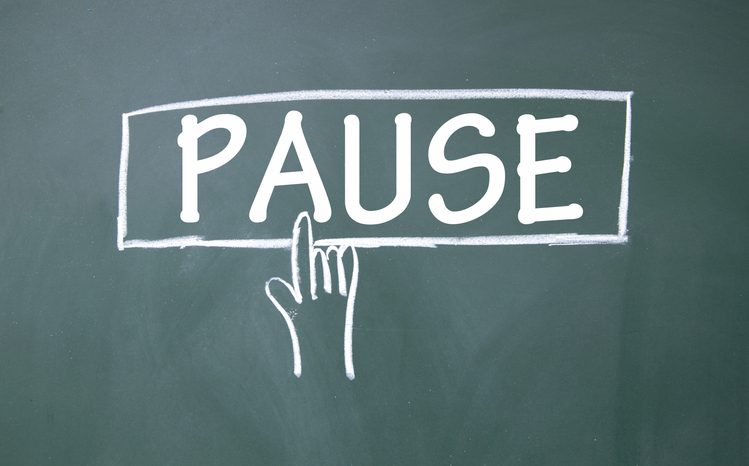 Hitting Pause